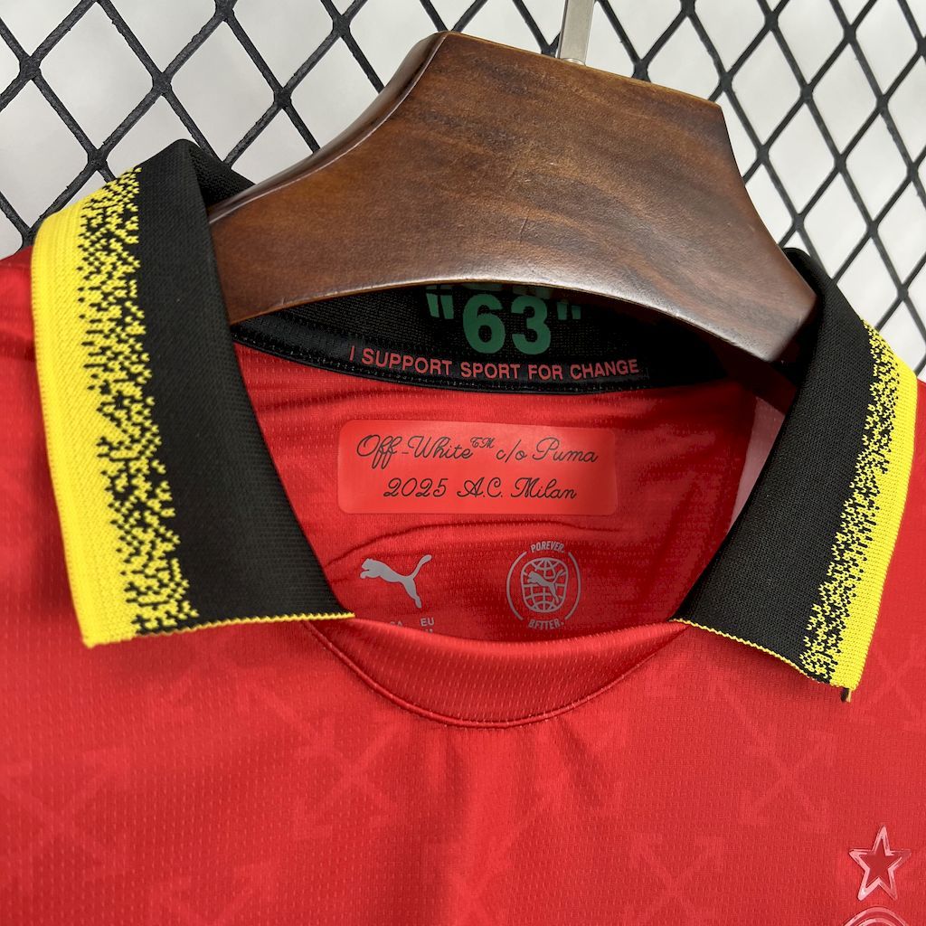 AC Milan 2025-26 Co-Branded Edition Jersey S-XXXXL S-XXL