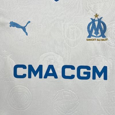 Olympique Marseille 2025-26 Home Kids Kit S-XXL