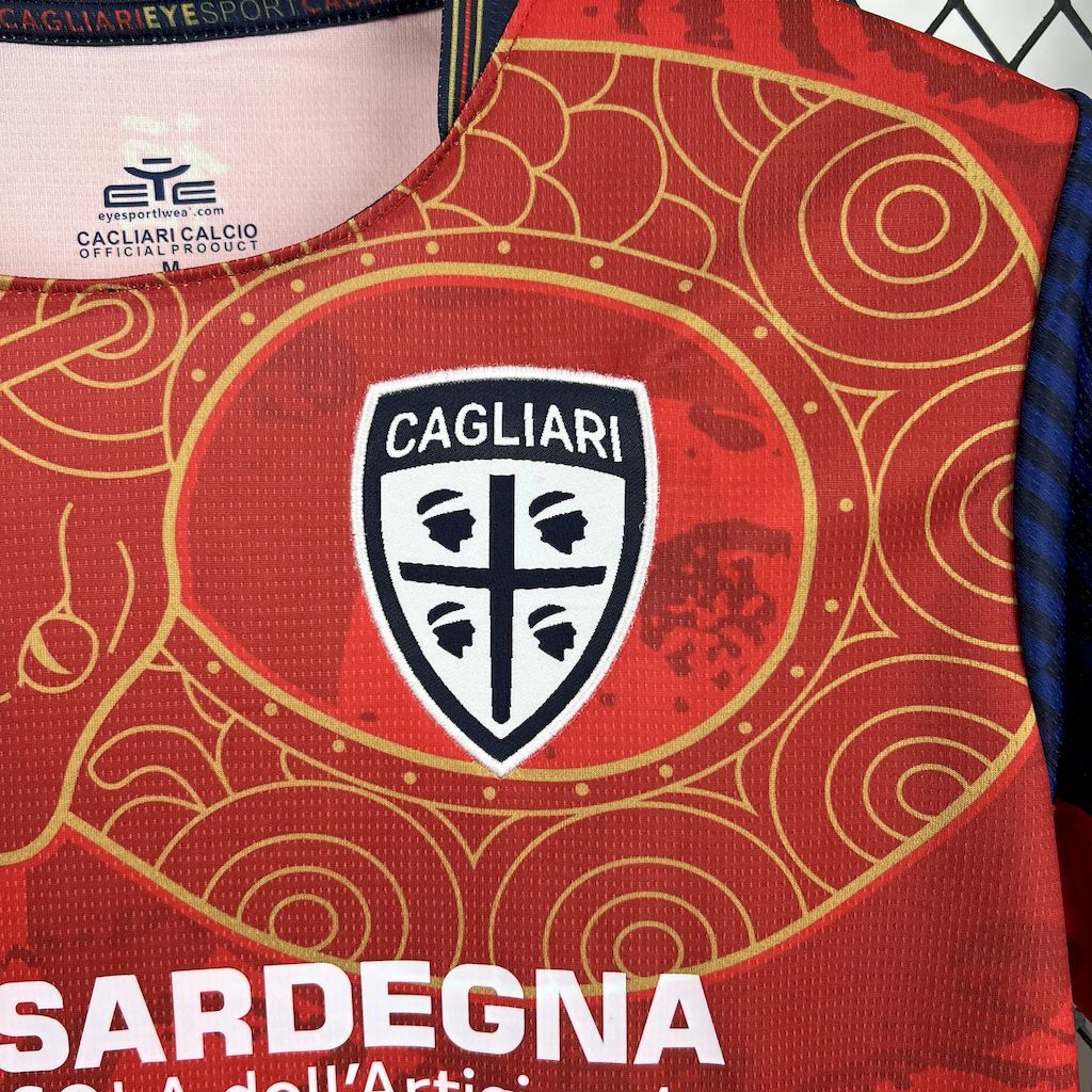 Cagliari Calcio 2024-25 Year of the Snake Limited Edition Football Jer S-XXL