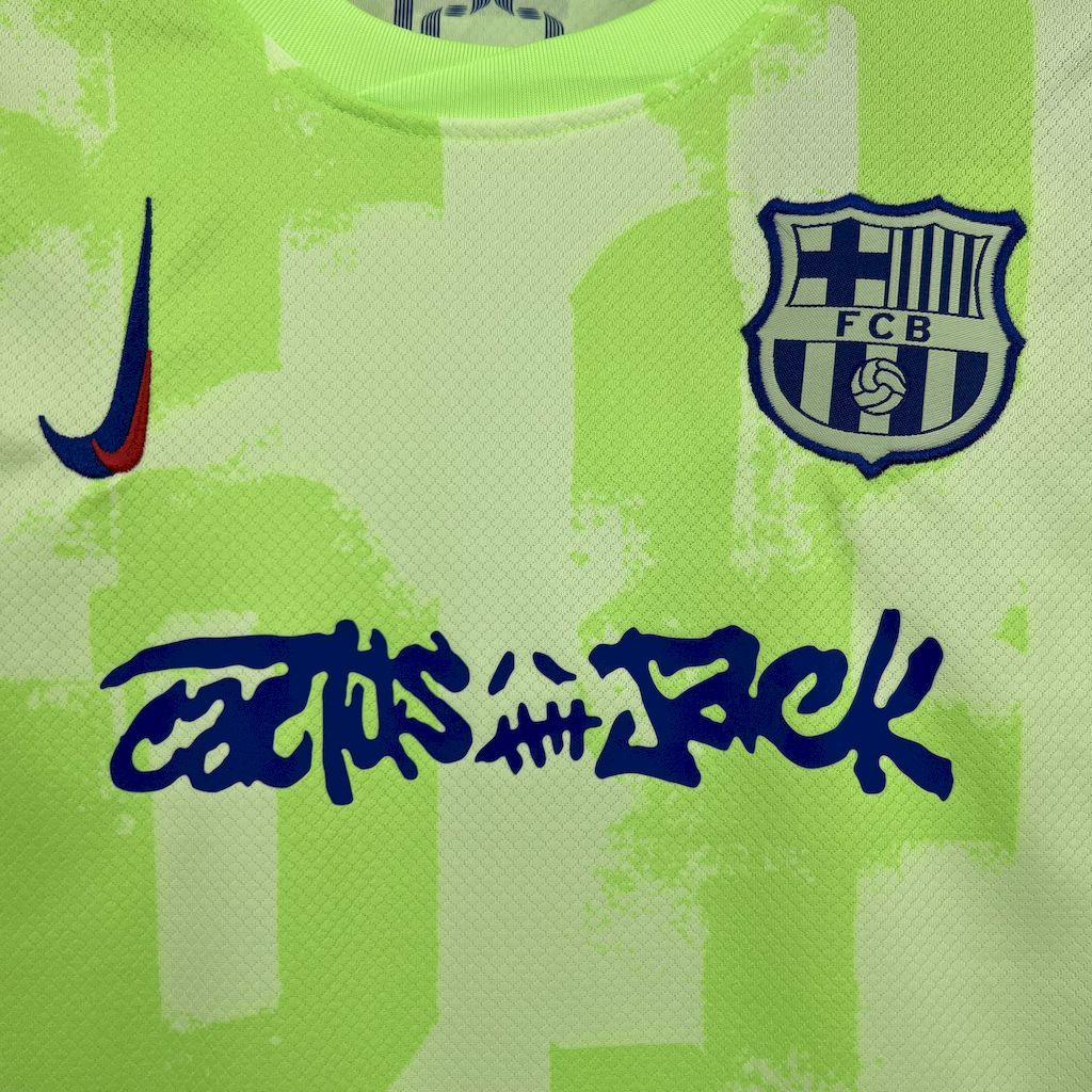 Barcelona 2024-25 Third Travis Scott Edition Kids Kit S-XXL