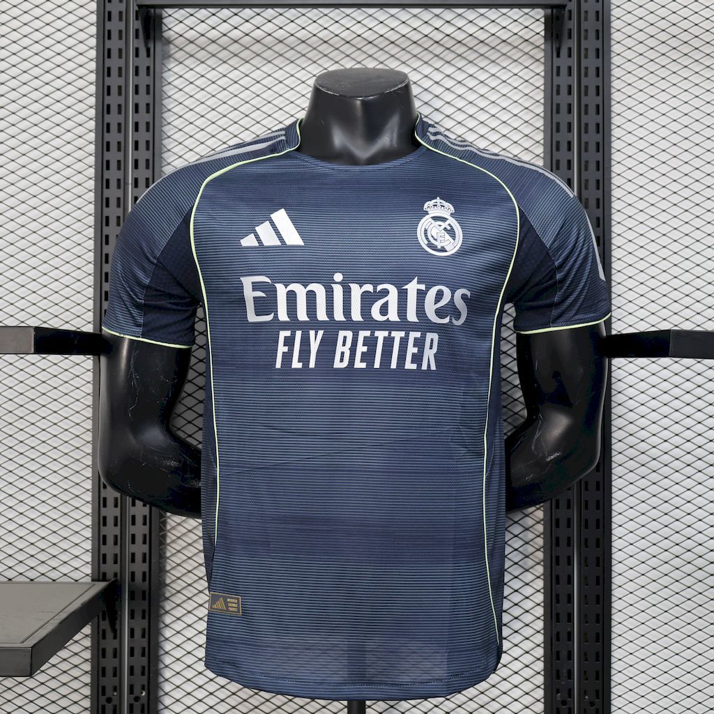 Real Madrid 2025-26 Away Jersey Player Version S-XXL