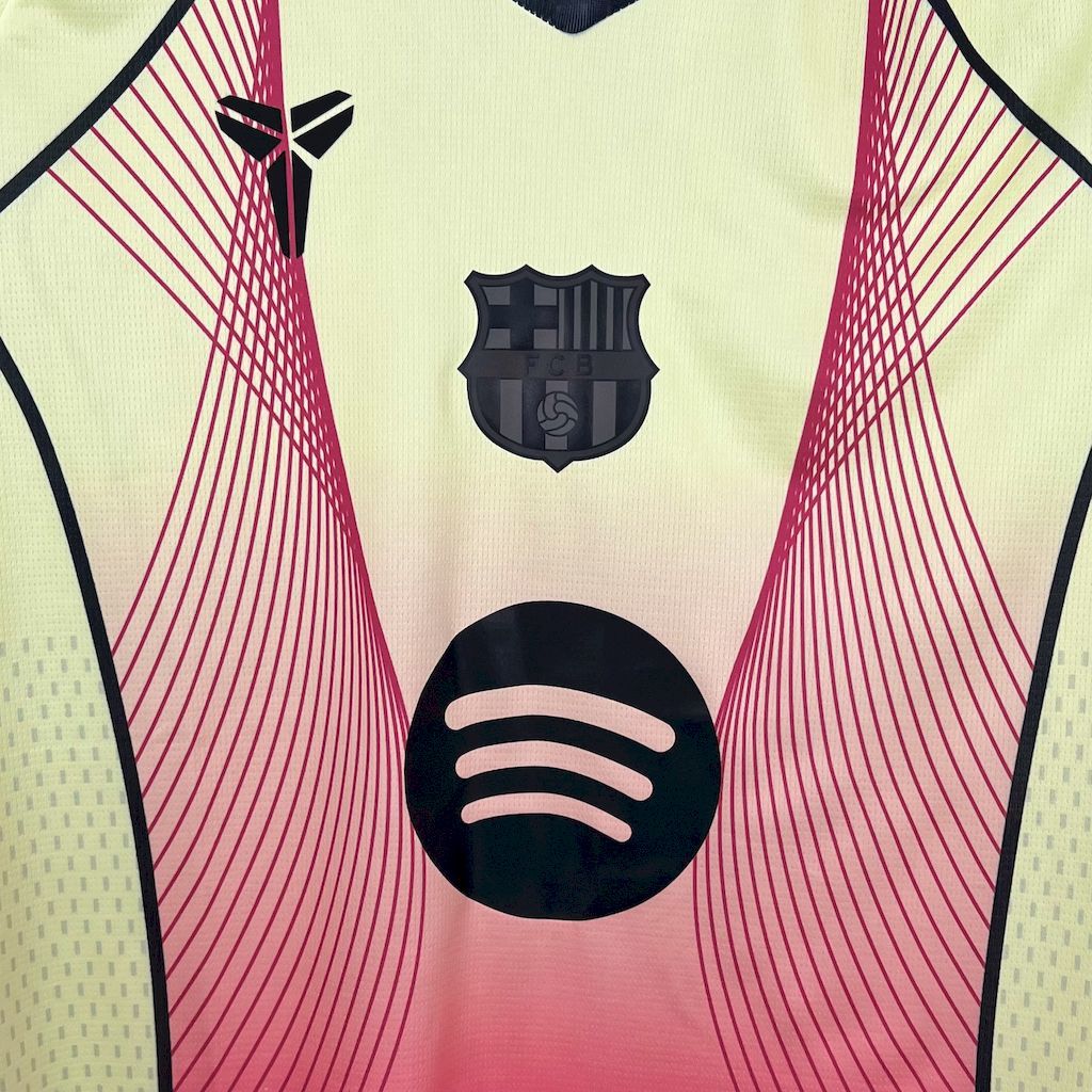 Barcelona 2025-26 yellow pink special edition Football jersey S-XXL