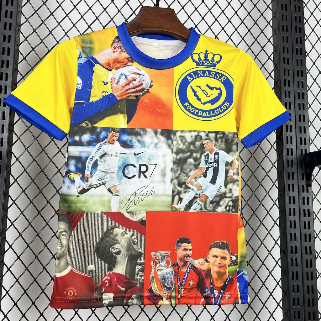 Cristiano Ronaldo 2025-26 all club mix Kids Kit S-XXL