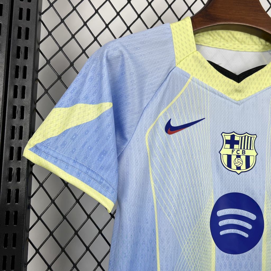 Barcelona 2025-26 blue special edition Kids Kit S-XXL