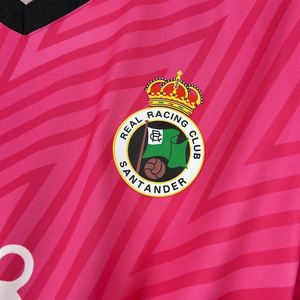 Racing de Santander 2024-25 Pink Goalkeeper Jersey S-XXL