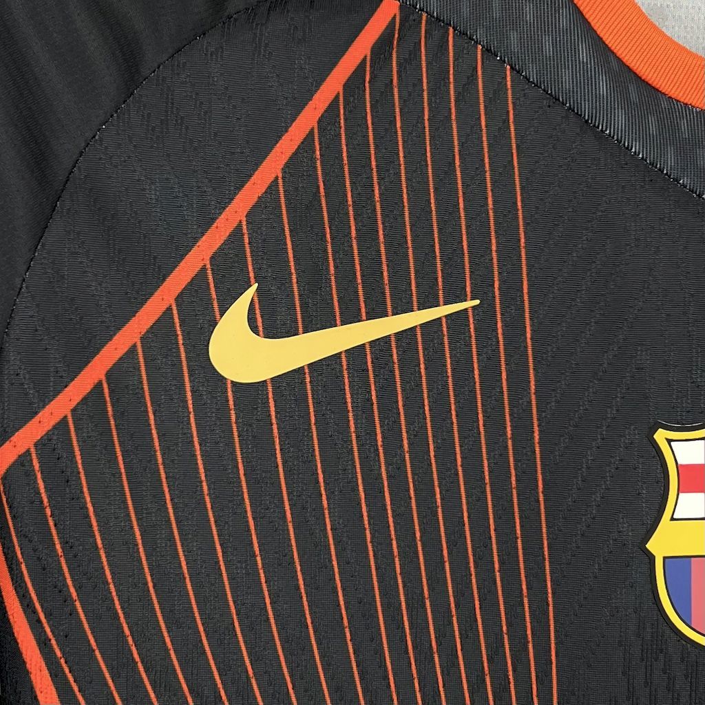 Barcelona 2025-26 black orange special edition Football jersey S-XXL