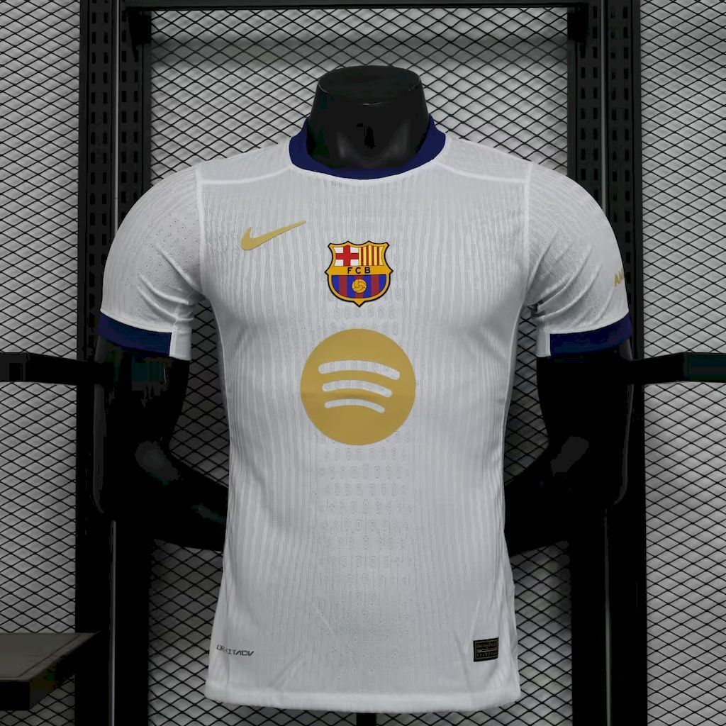 Barcelona 2024-25 White exposure version Jersey Player Version S-XXL