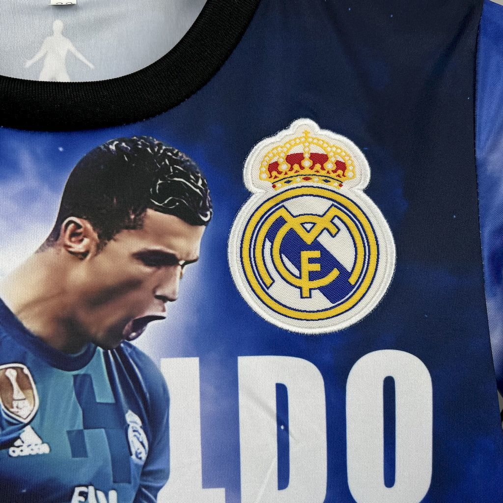 Cristiano Ronaldo 2025-26 Real Madrid Kids Kit S-XXL