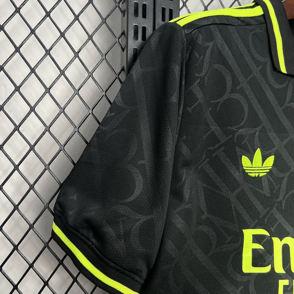 Real Madrid 2024-25 X BLACK AND NEON UNIQUE Jersey S-XXL S-XXL