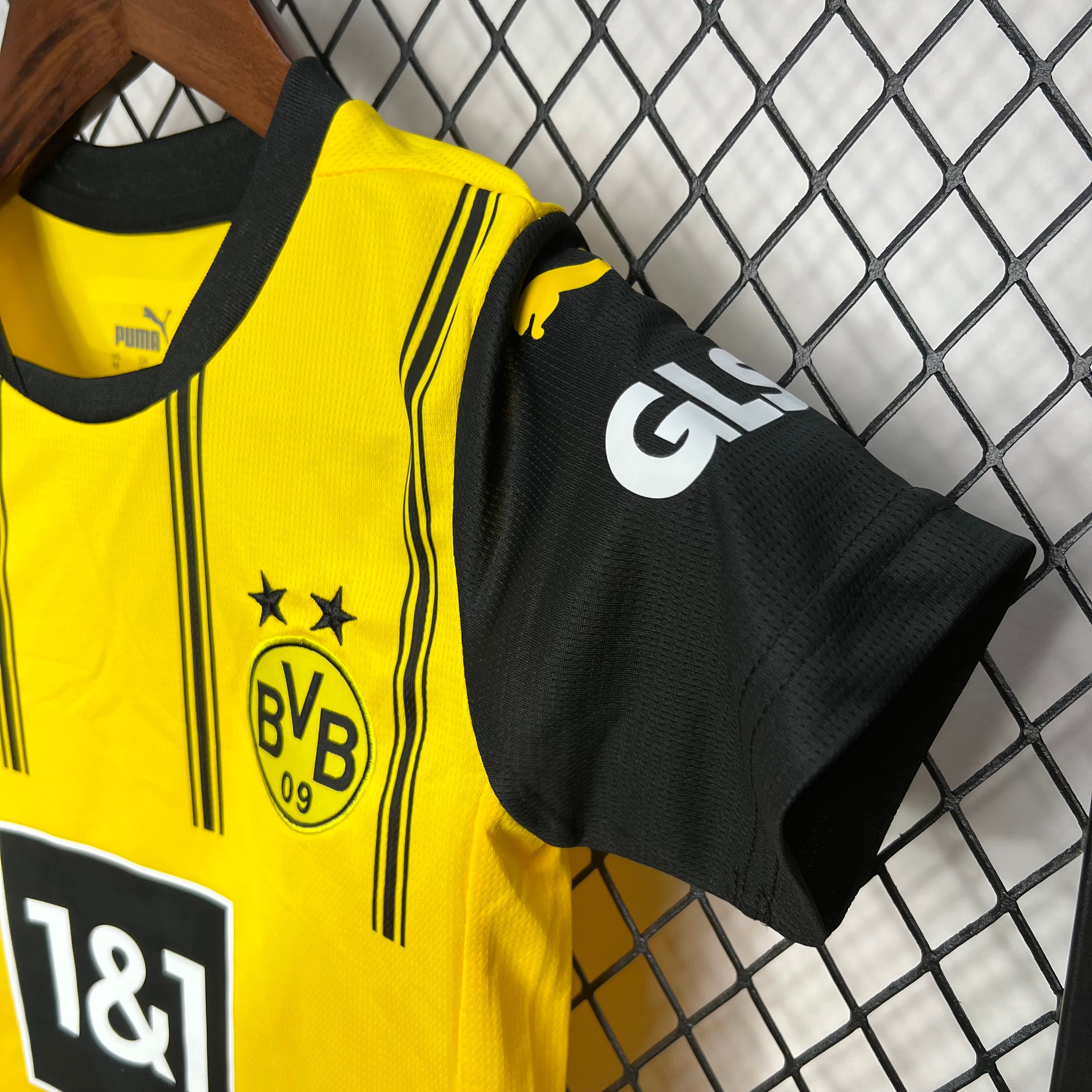 Borussia Dortmund 2024-25 Home Kids Kit S-XXL