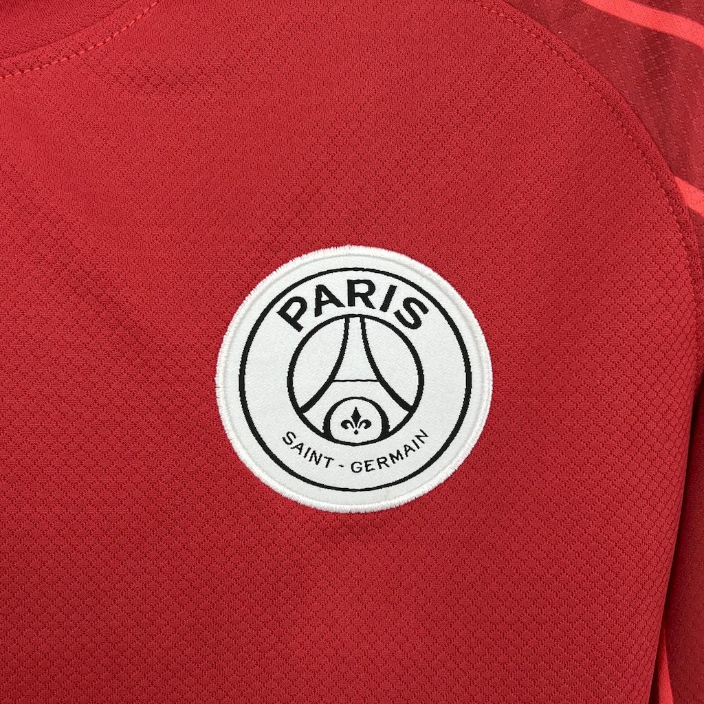 PSG 25-26 Red goalkeeper Long Sleeves Football jersey S-XXL