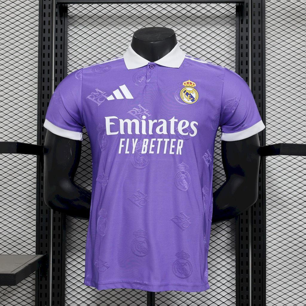 Real Madrid 2025-26 Light purple special edition Jersey Player Versio S-XXL