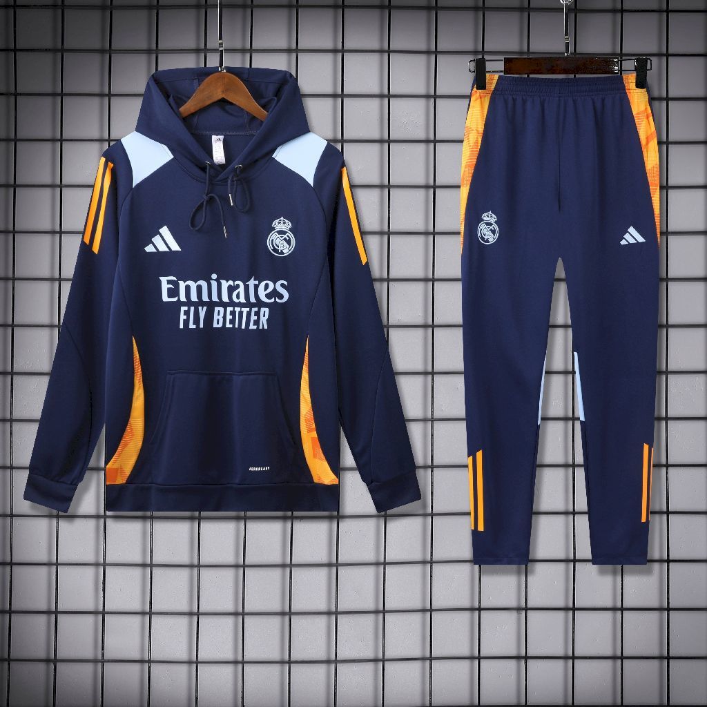 Real Madrid 2024-25 Hoodie+Pant S-XXL