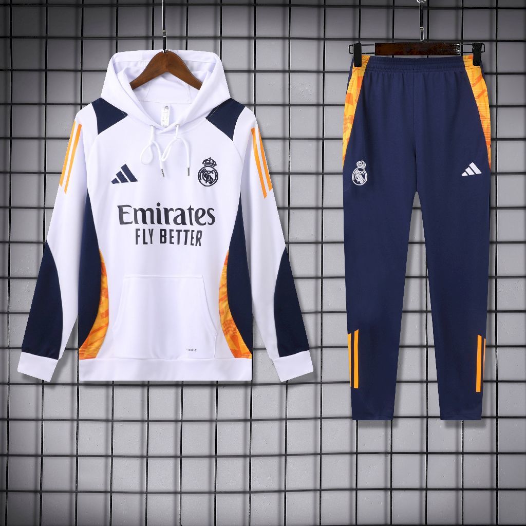 Real Madrid 2024-25 Hoodie+Pant S-XXL