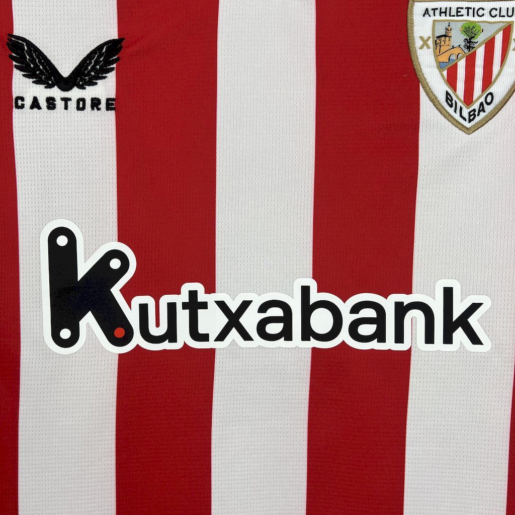Athletic Bilbao 2025-26 Home Football Jersey S-XXL