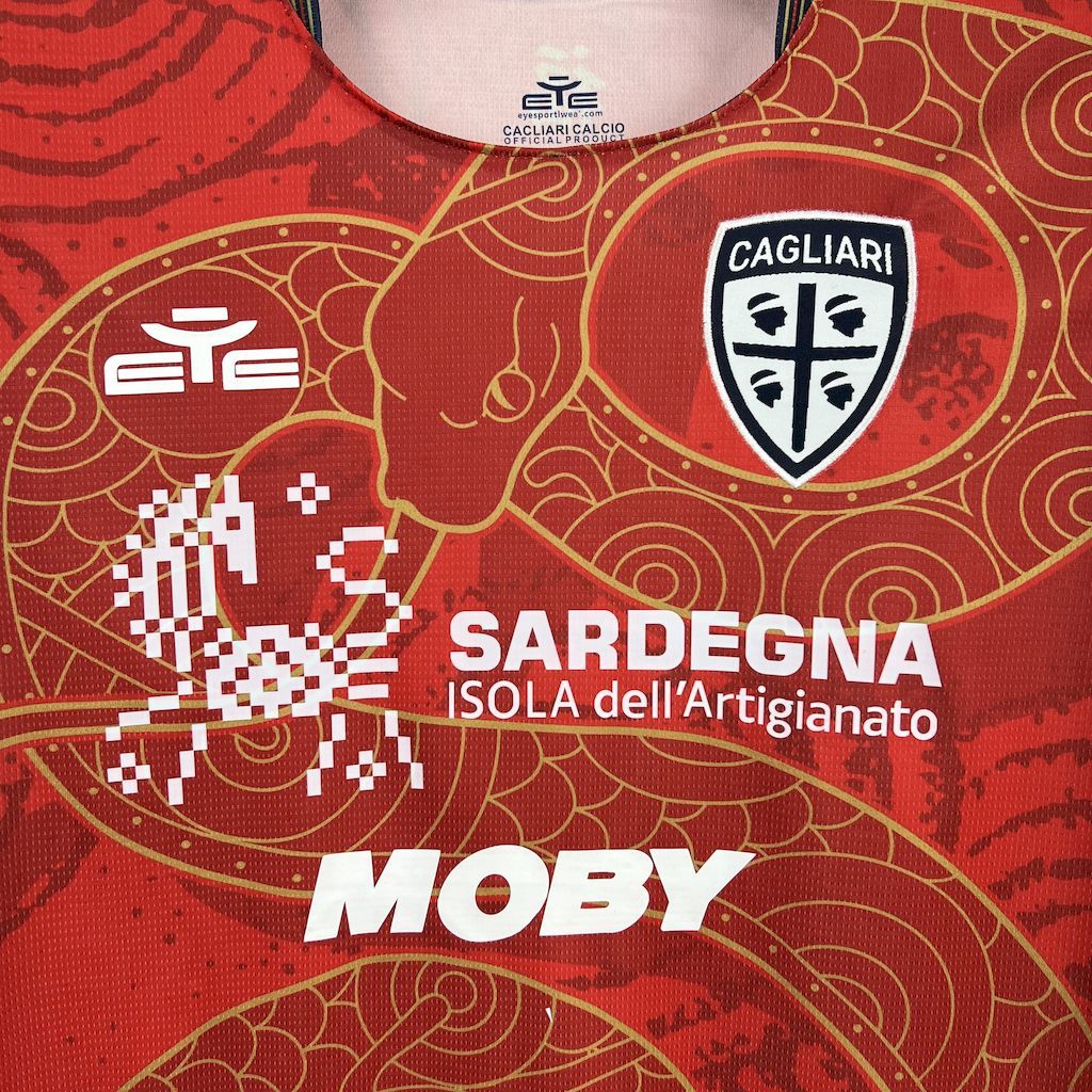 Cagliari Calcio 2024-25 Year of the Snake Limited Edition Football Jer S-XXL
