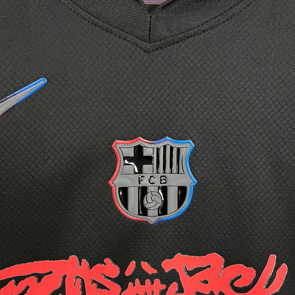 Barcelona 2024-25 Away Travis Scott Edition Kids Kit S-XXL