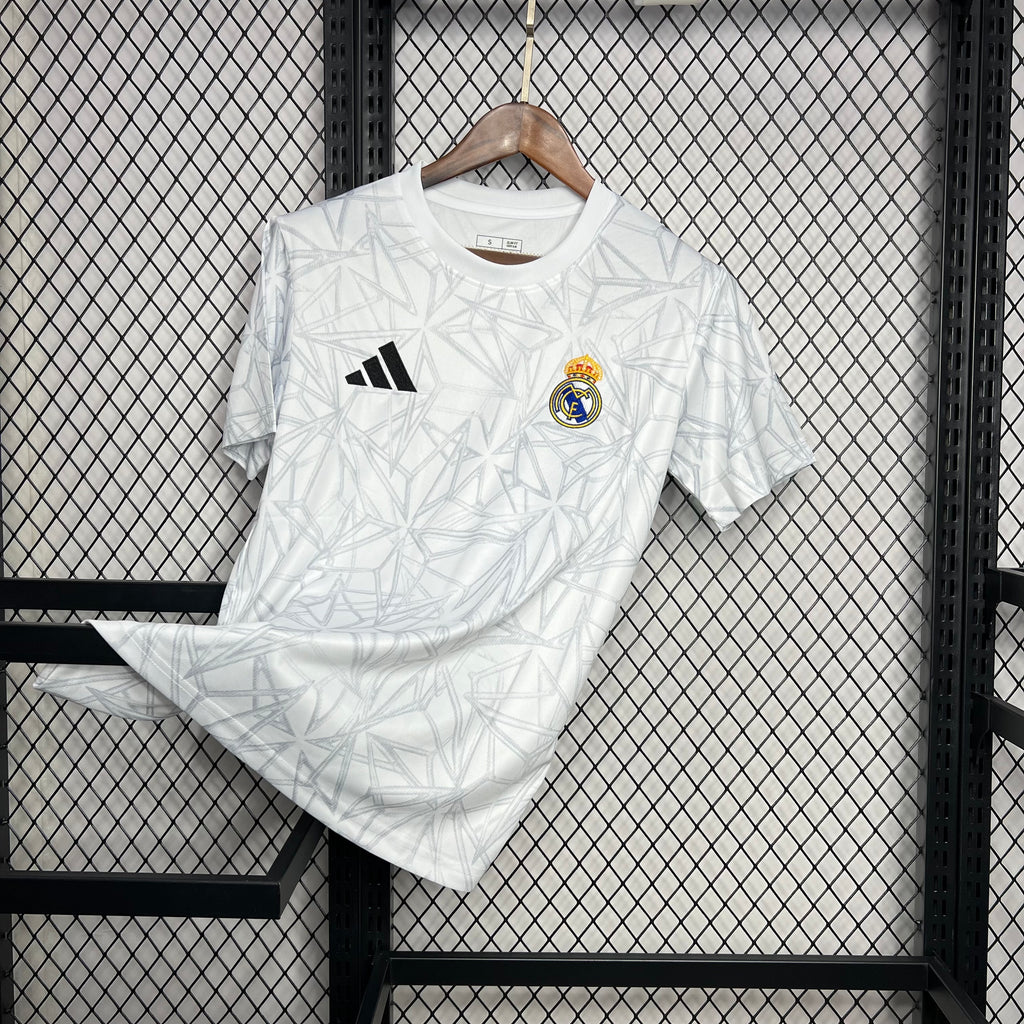 Real Madrid 2024-25 Pre-Match Training Jersey S-XXL