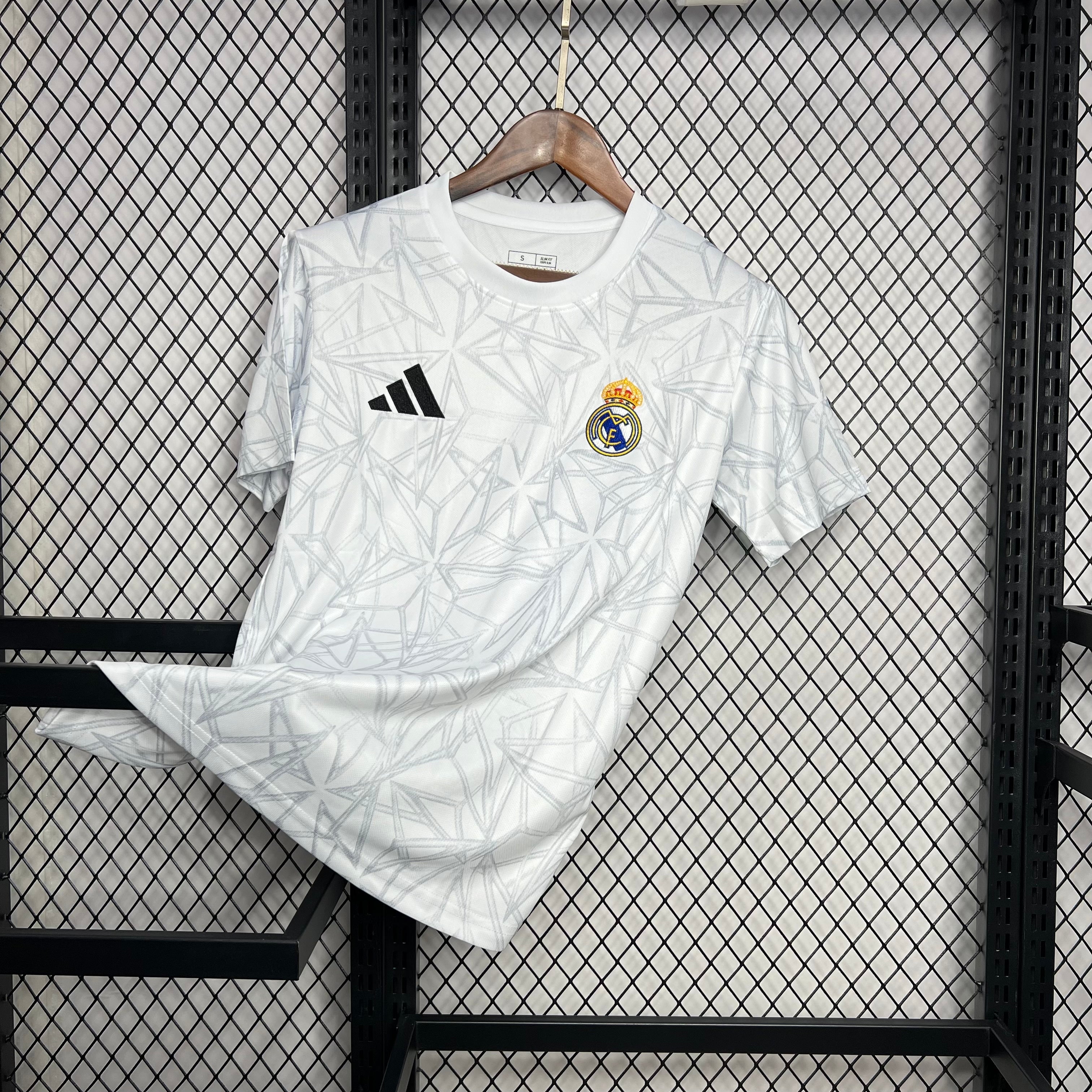Real Madrid 2024-25 Pre-Match Training Jersey S-XXL
