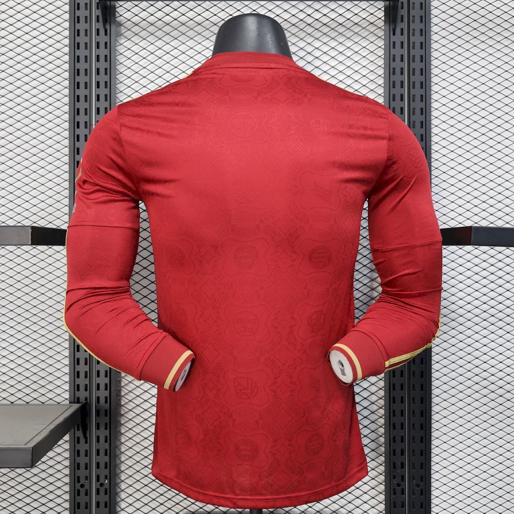 Bayern Munich 2024-25 125 Anniversary Long Sleeves Jersey Player Versi S-XXL