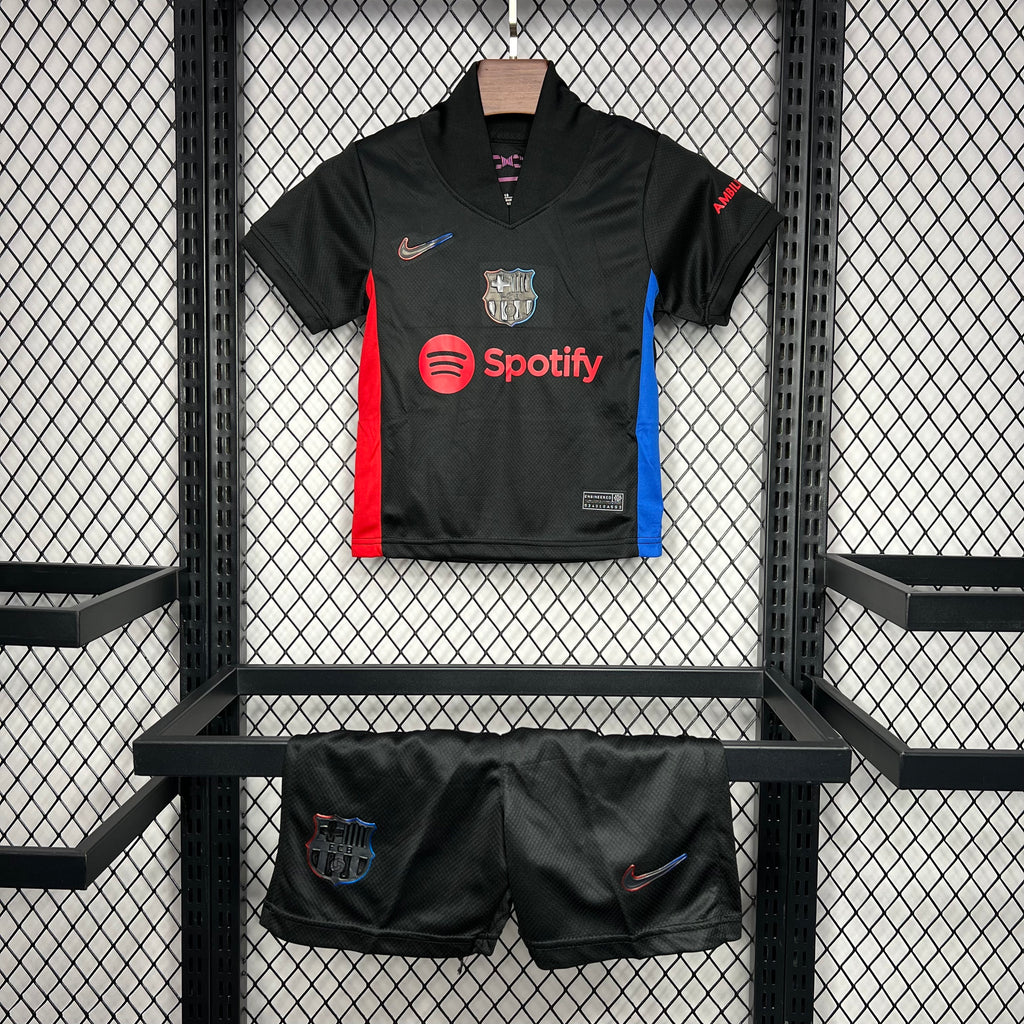 Barcelona 2024-25 Away Kids Kit S-XXL