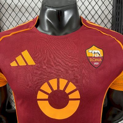 Top 11 AS Roma 2025-26 Home Player Version S-XXL