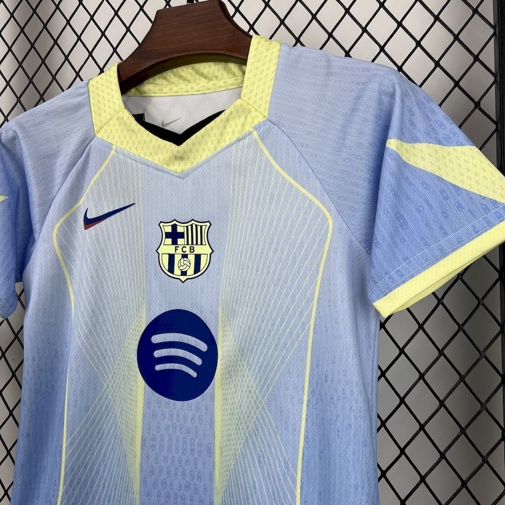 Barcelona 2025-26 blue special edition Kids Kit S-XXL
