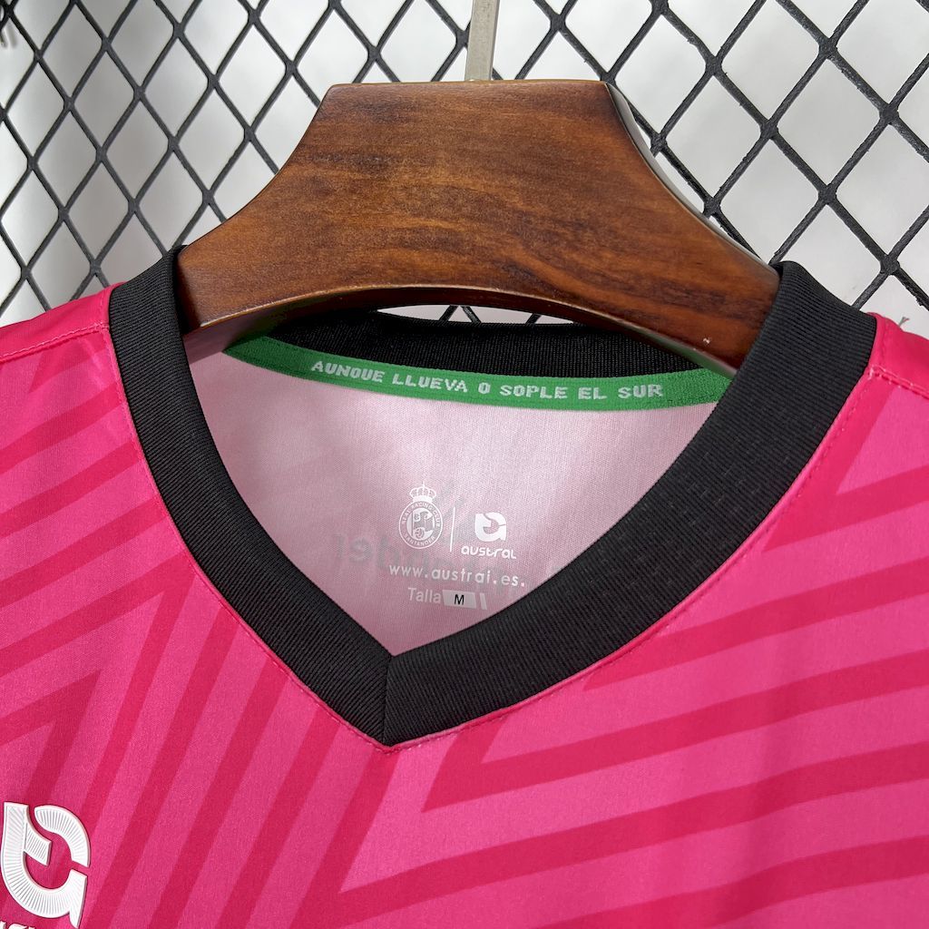 Racing de Santander 2024-25 Pink Goalkeeper Jersey S-XXL