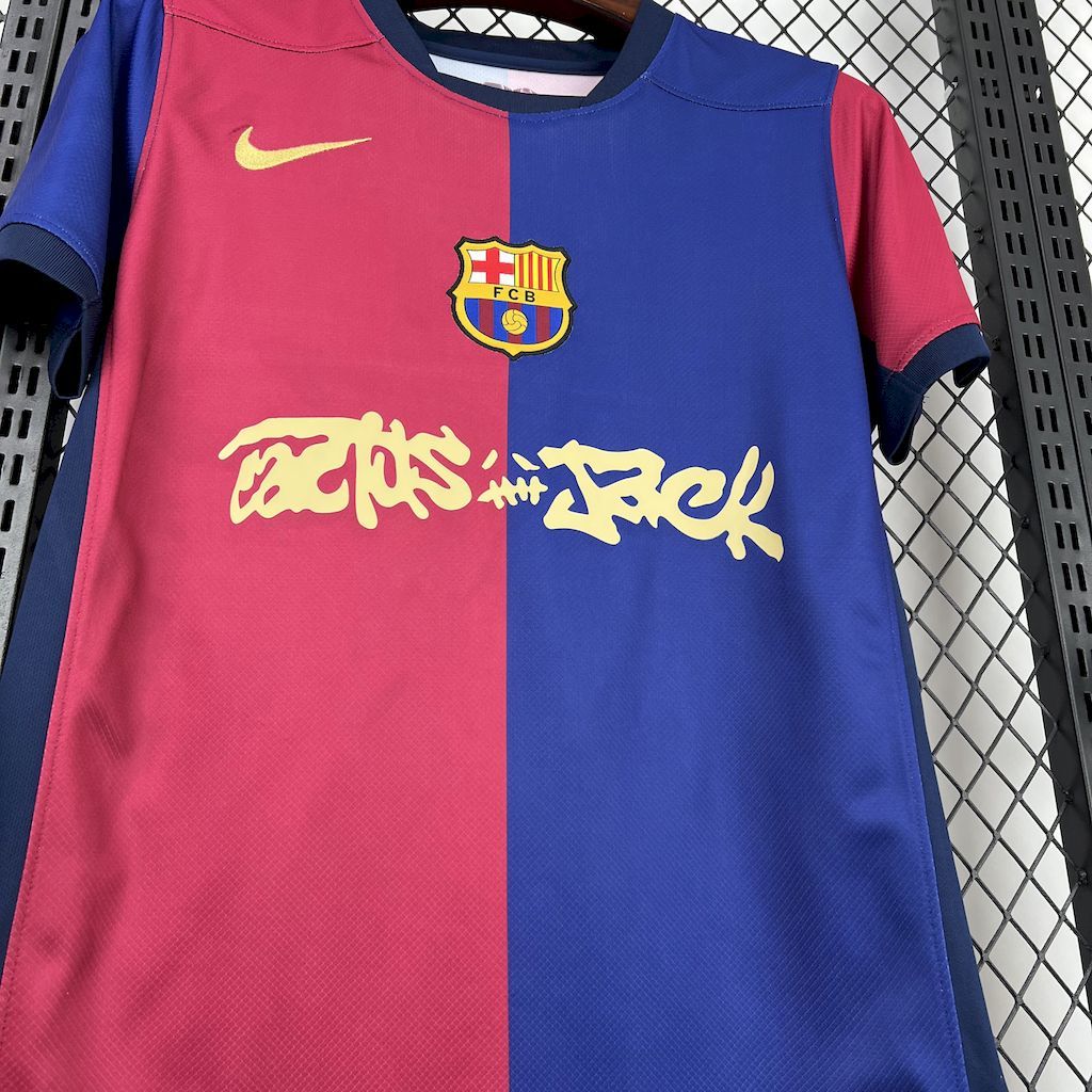 Barcelona 2024-25 Travis Scott Edition Football Jersey S-XXL