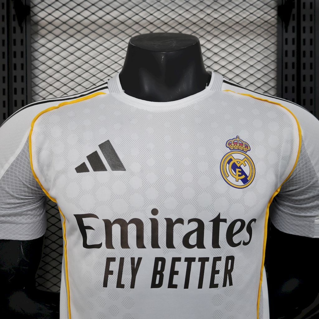 Real Madrid 2025-26 Home Jersey Player Version S-XXL