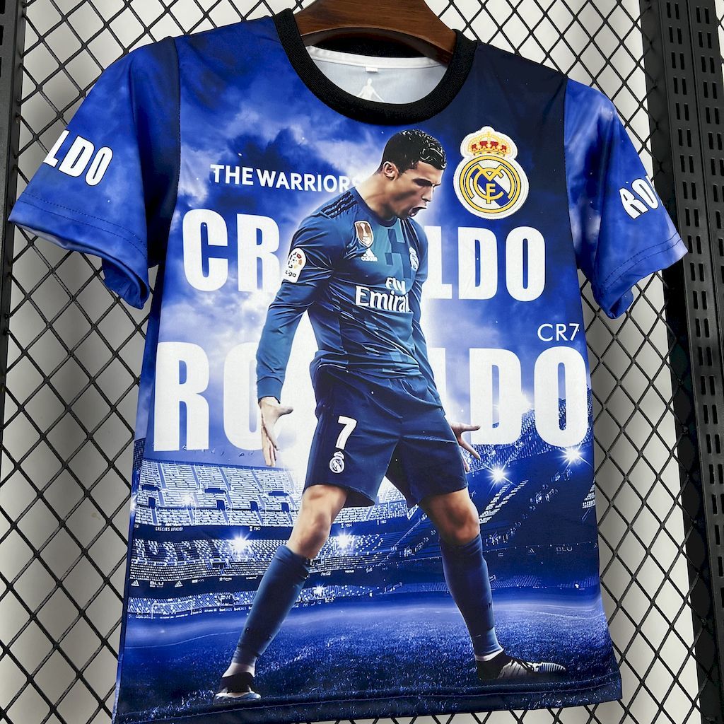 Cristiano Ronaldo 2025-26 Real Madrid Kids Kit S-XXL