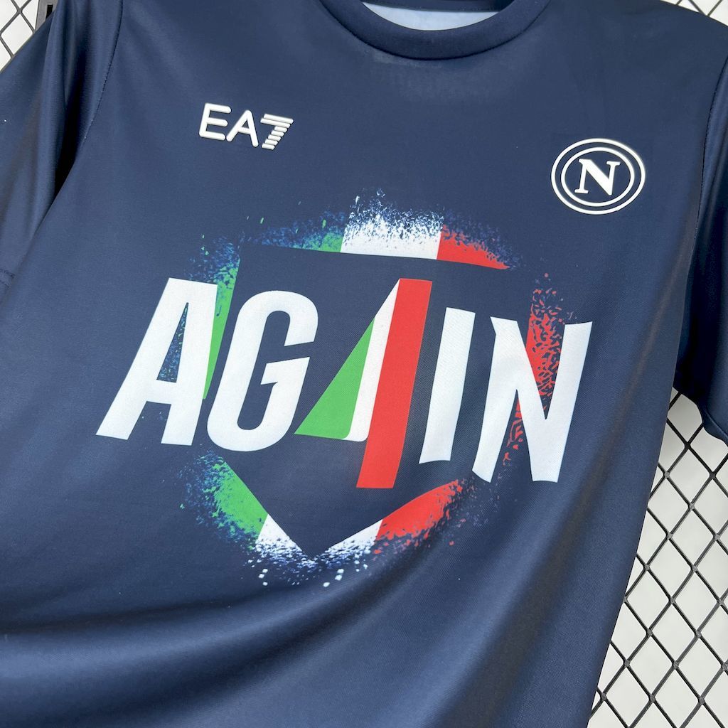 Napoli 2025-26 Casual T-shirts Football jersey S-XXL