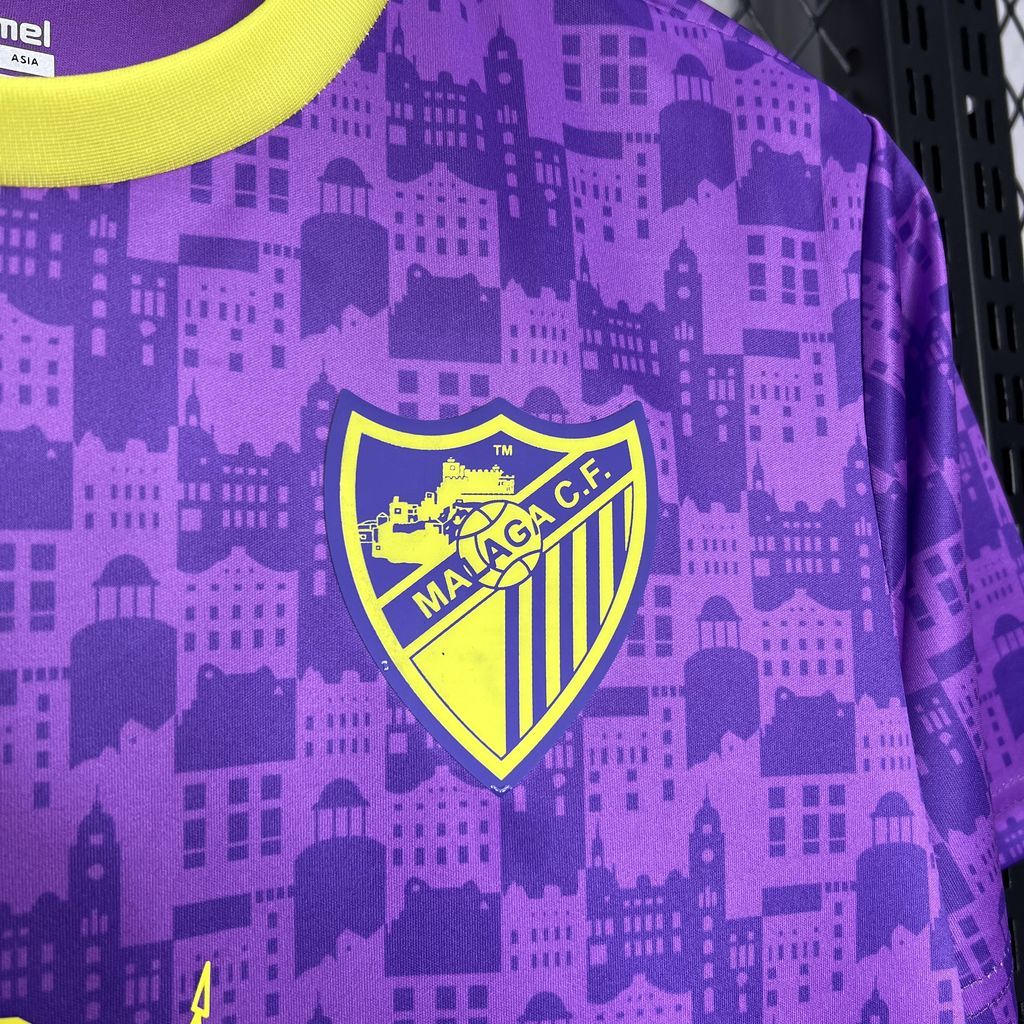 Malaga 2024-25 Purple pre-match training Jersey S-XXL S-XXL