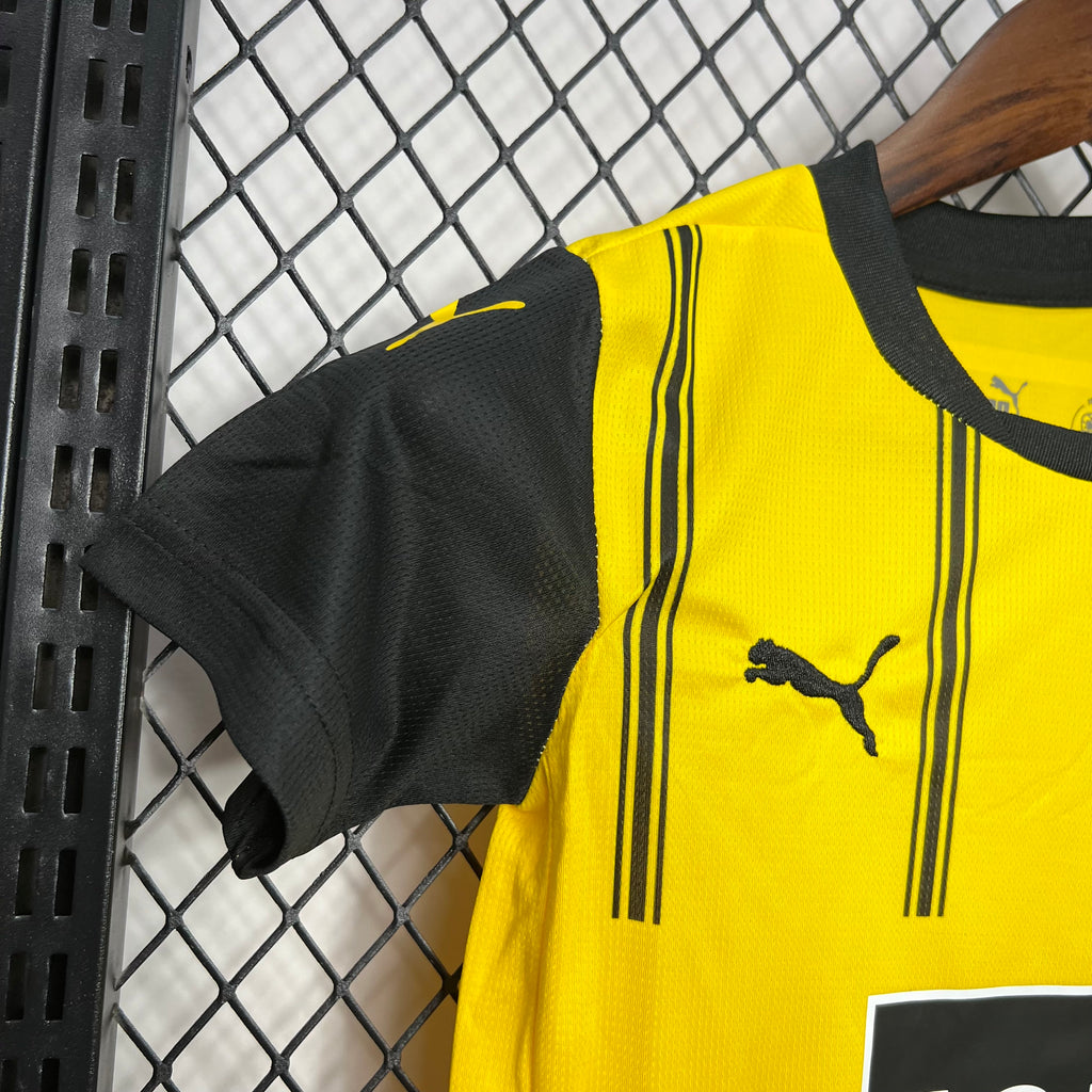 Borussia Dortmund 2024-25 Home Kids Kit S-XXL