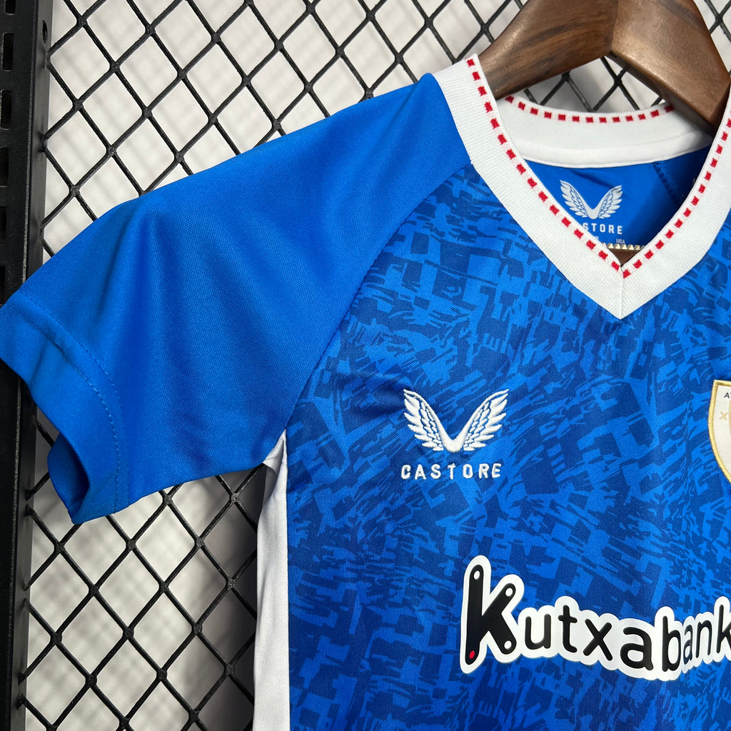 Athletic Bilbao 2024-25 Away Kids Kit S-XXL