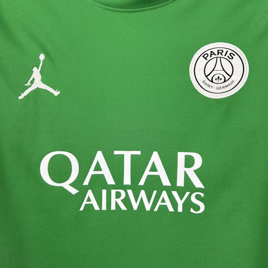 PSG 25-26 Green goalkeeper Long Sleeves Football jersey S-XXL