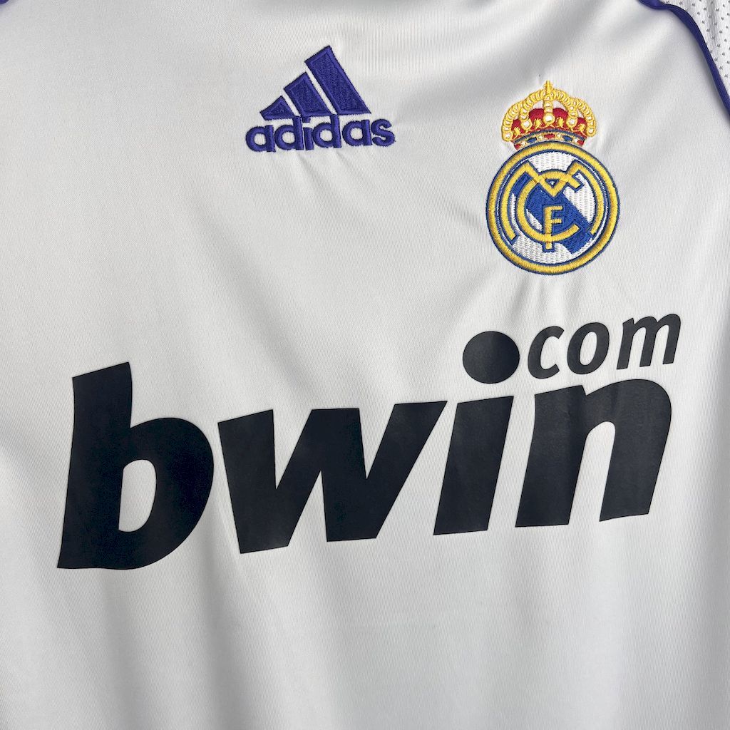 Real Madrid 2007-08 Home Retro Jersey S-XXL