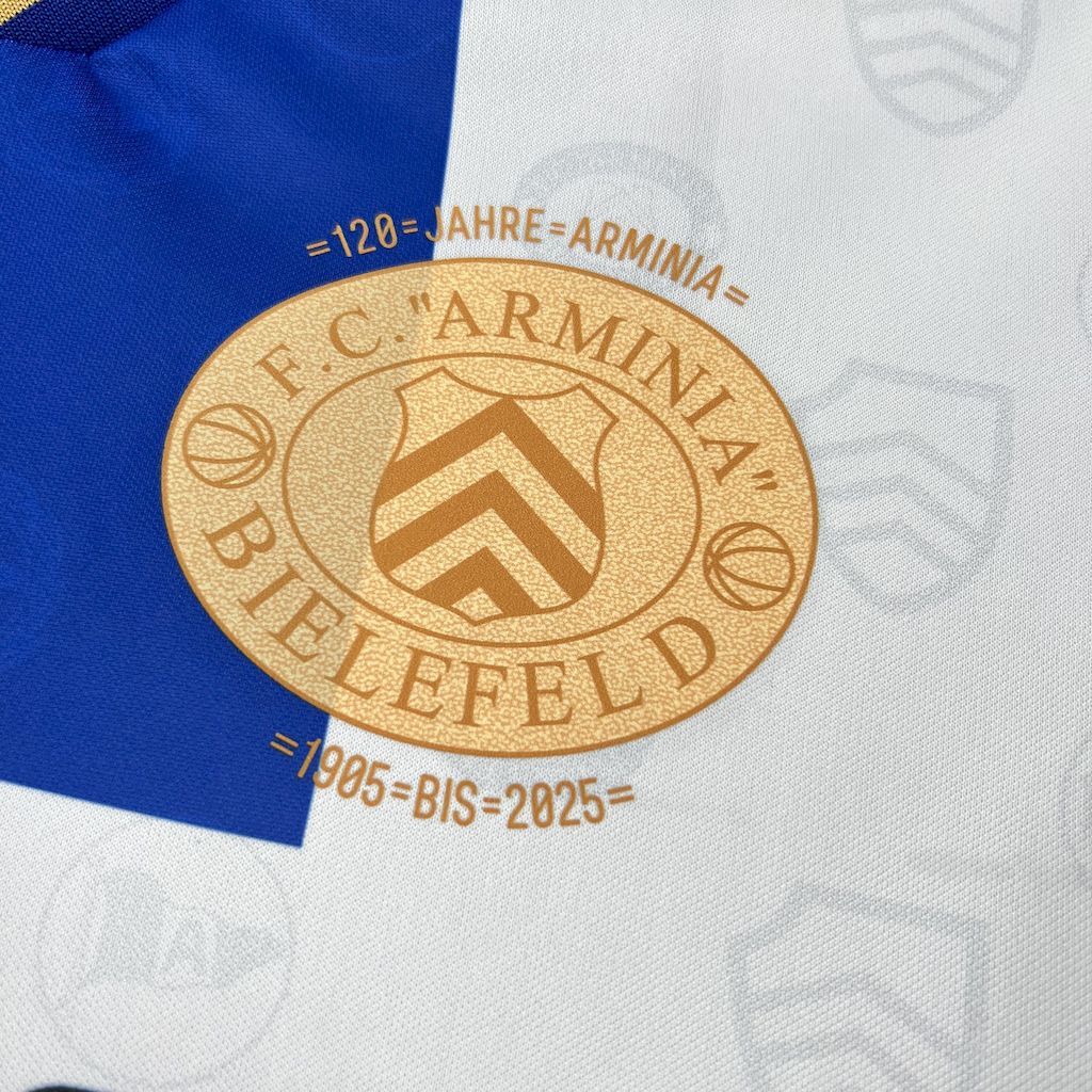 Arminia Bielefeld 2024-25 125th Anniversary Edition Football Jersey S-XXL