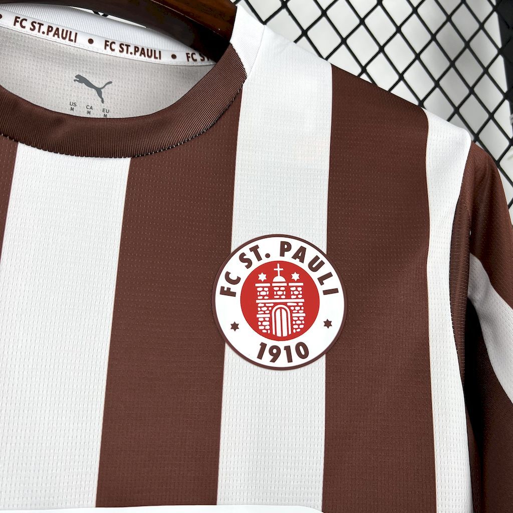 FC St. Pauli 2025-26 Home Football Jersey S-XXL