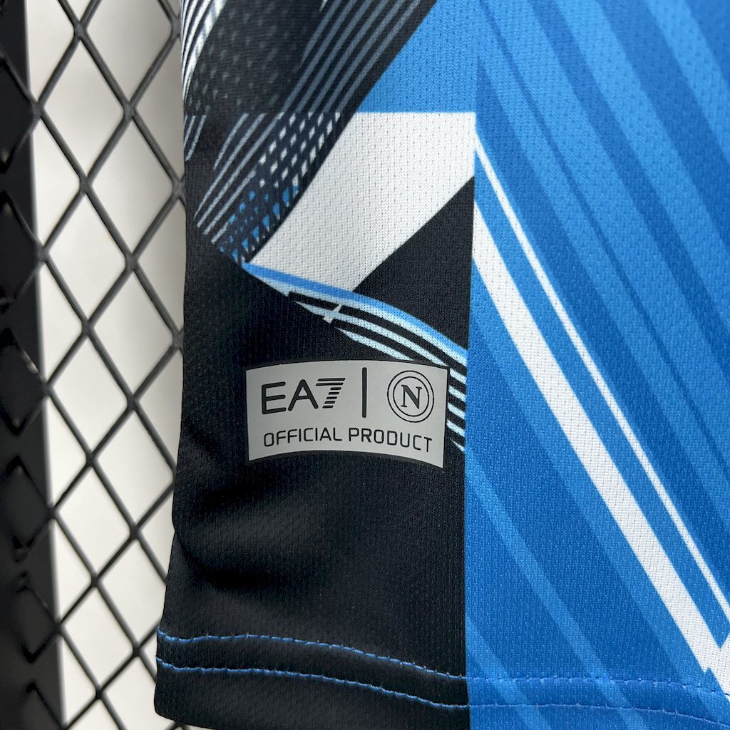 Napoli 2024-25 Coca-Cola Joint edition Kids Kit S-XXL