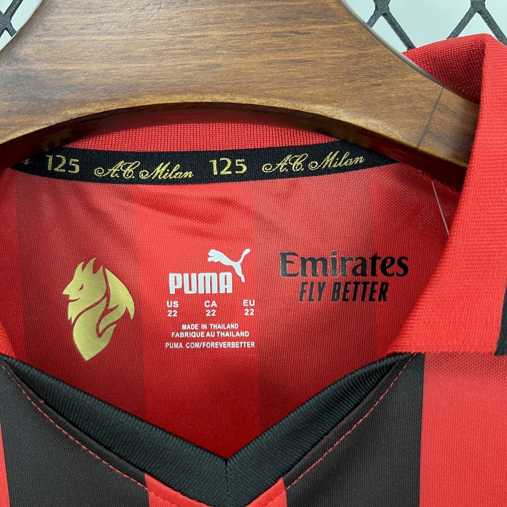 AC Milan 2024-25 125th Anniversary Edition Kids Kit S-XXL