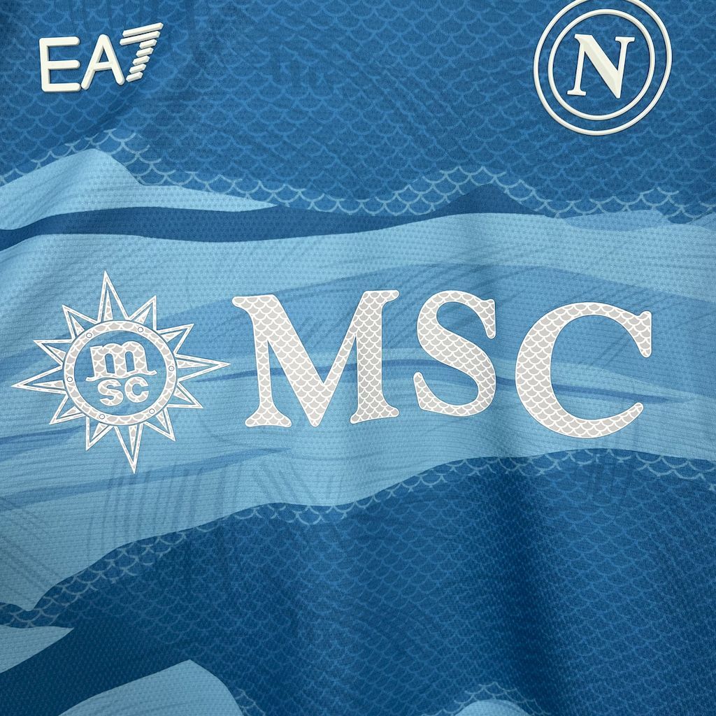 Napoli 2025-26 Partenope Football jersey S-XXL