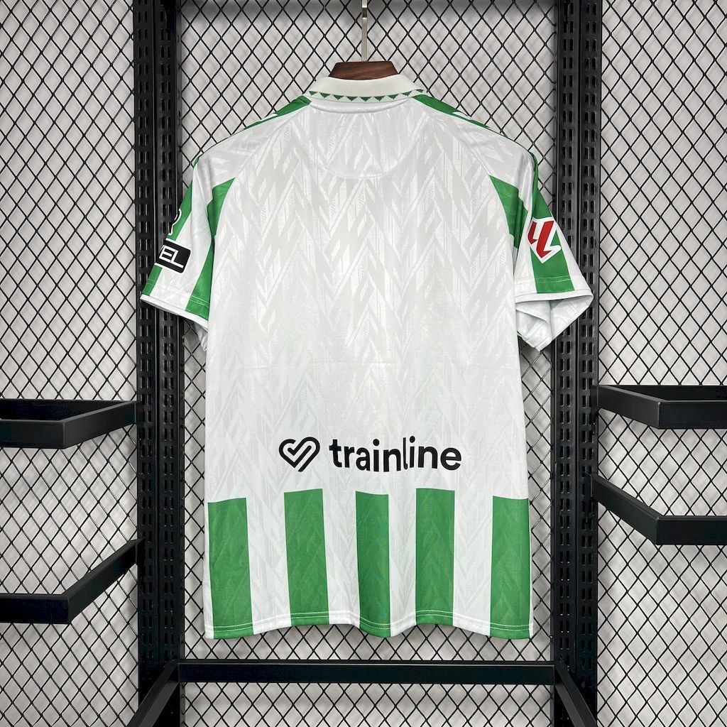 Real Betis 2024-25 With Sponsors+Patch Home Jersey S-XXL