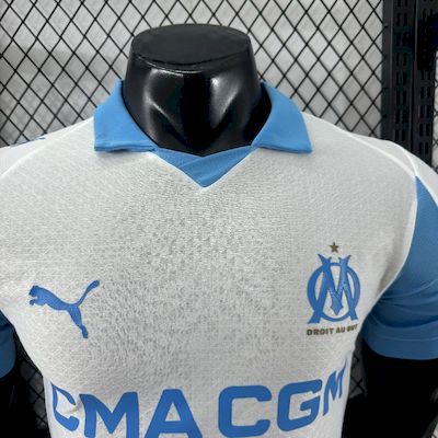 Olympique Marseille 2025-26 Home Jersey Player Version S-XXL