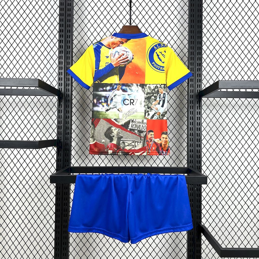 Cristiano Ronaldo 2025-26 all club mix Kids Kit S-XXL