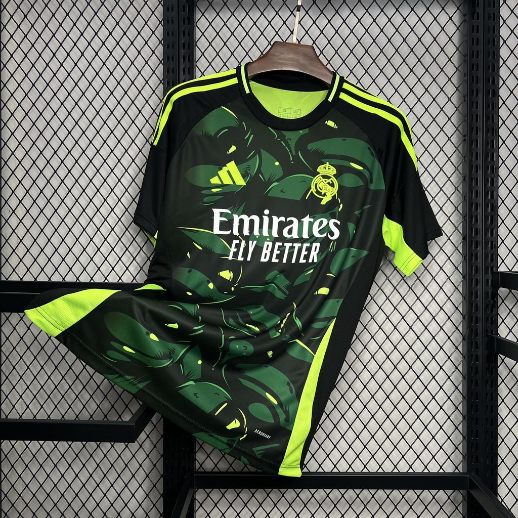 Real Madrid 2024-25 Green and black special edition Jersey S-XXXXL S-XXL