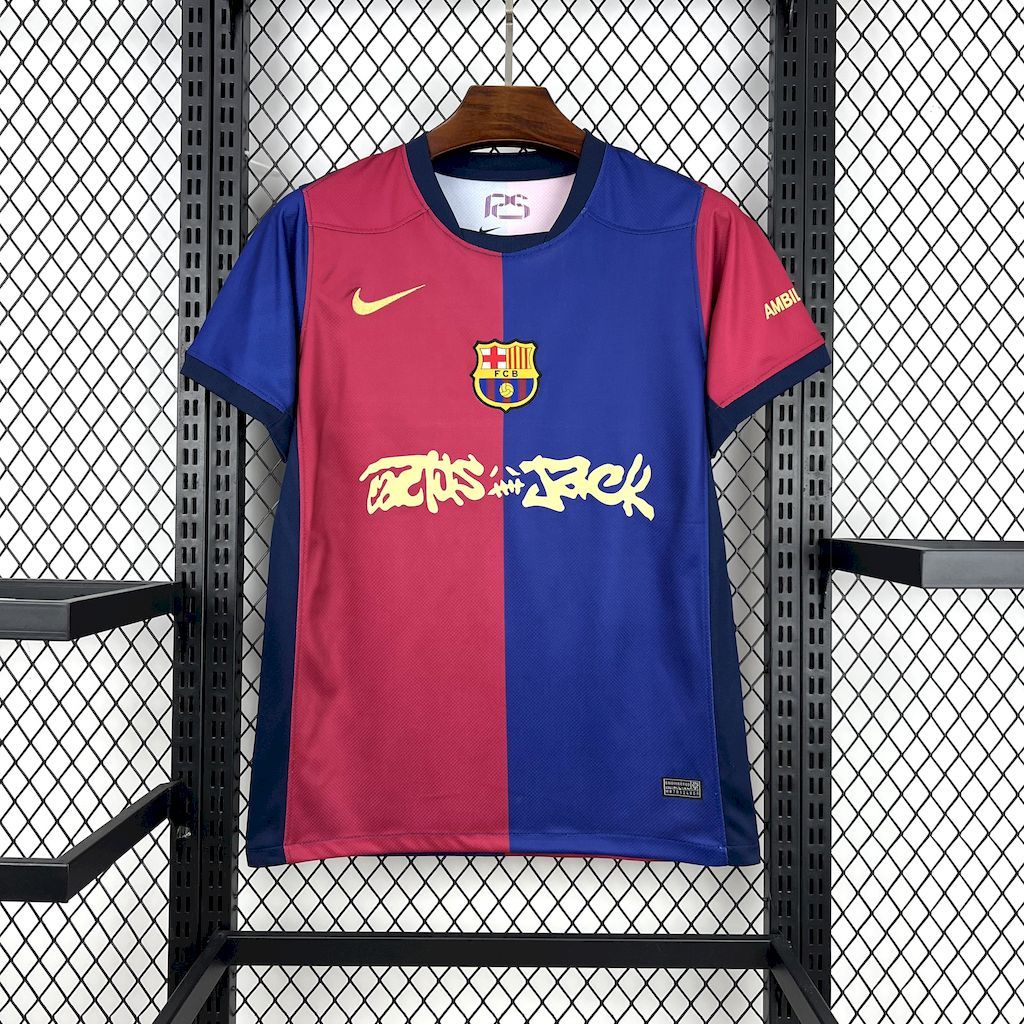 Barcelona 2024-25 Travis Scott Edition Football Jersey S-XXL