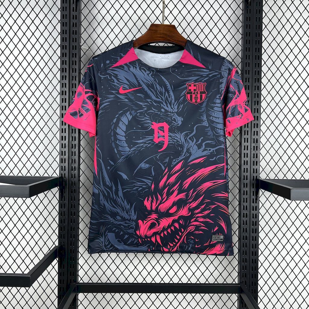 Barcelona 2025-26 Black and Red Special Football jersey S-XXL