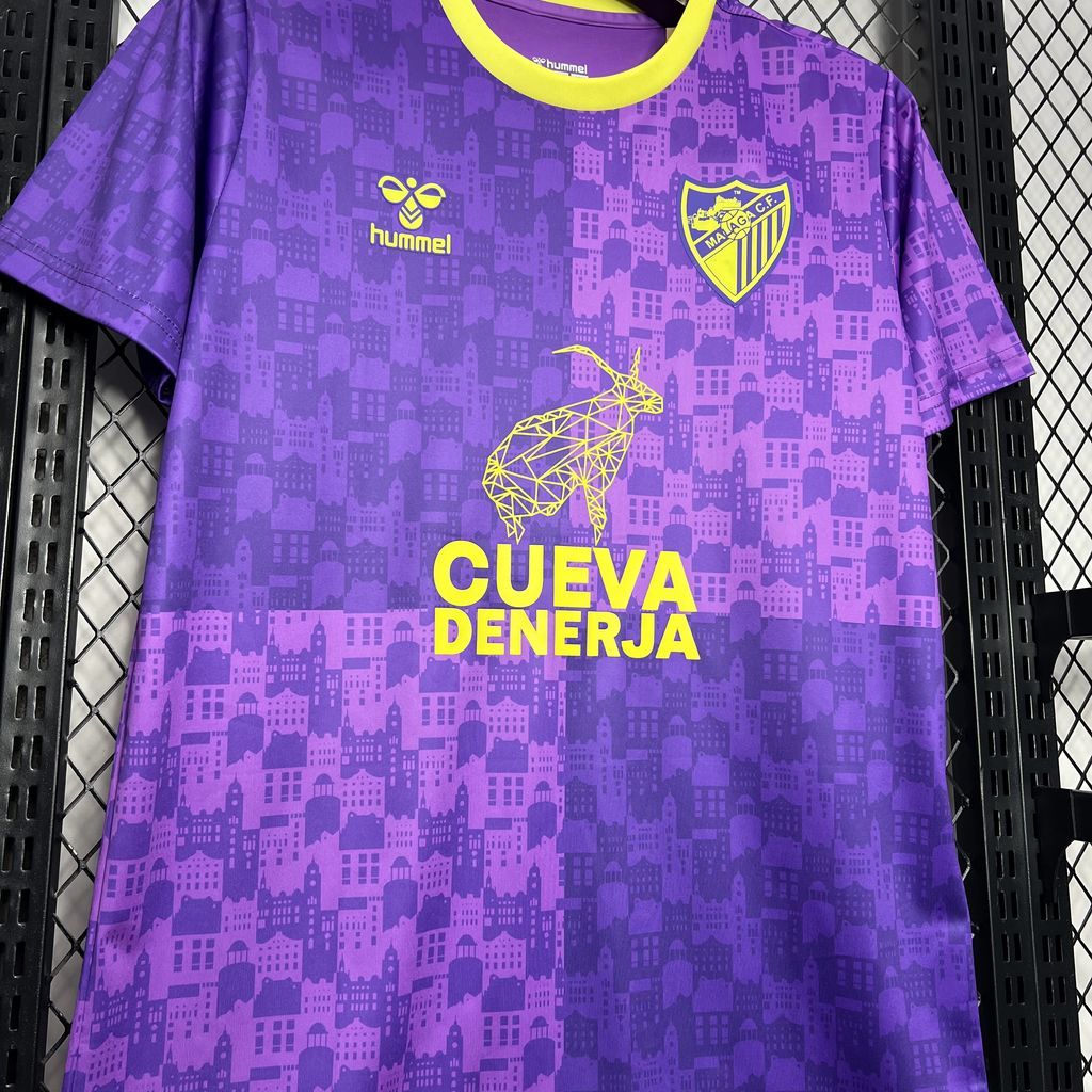 Malaga 2024-25 Purple pre-match training Jersey S-XXL S-XXL