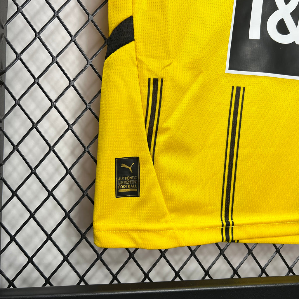 Borussia Dortmund 2024-25 Home Kids Kit S-XXL